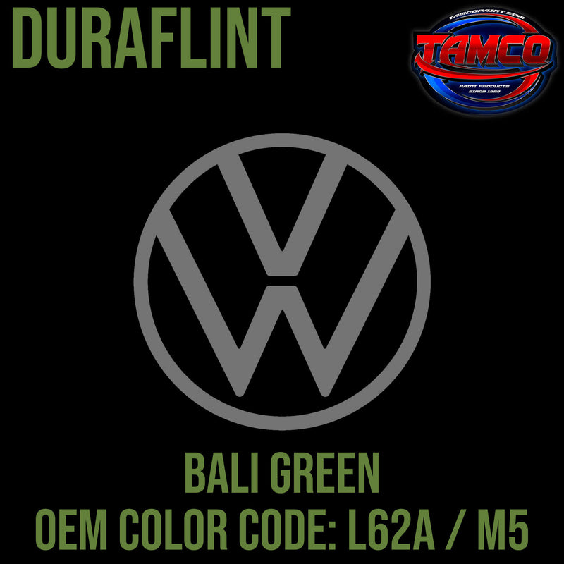 Tamco Paint Volkswagen Bali Green Code L62A / M5 OEM Duraflint