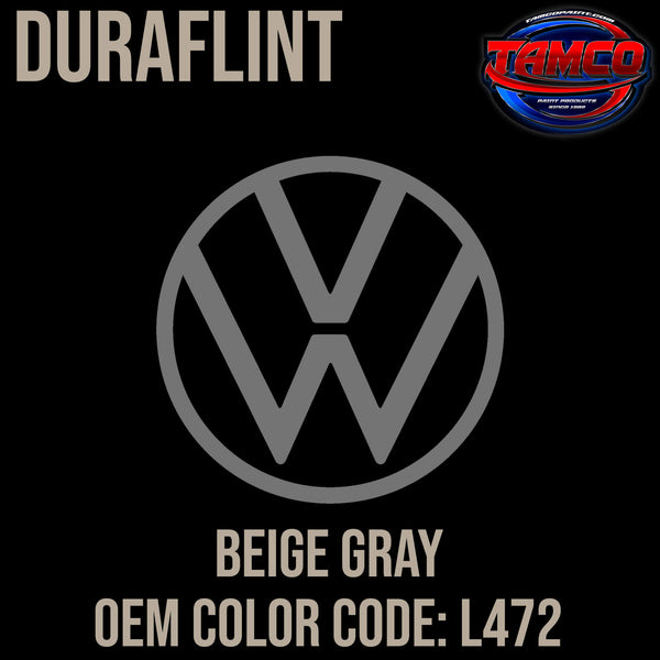 Tamco Paint Volkswagen Beige Gray Code L472 OEM Duraflint