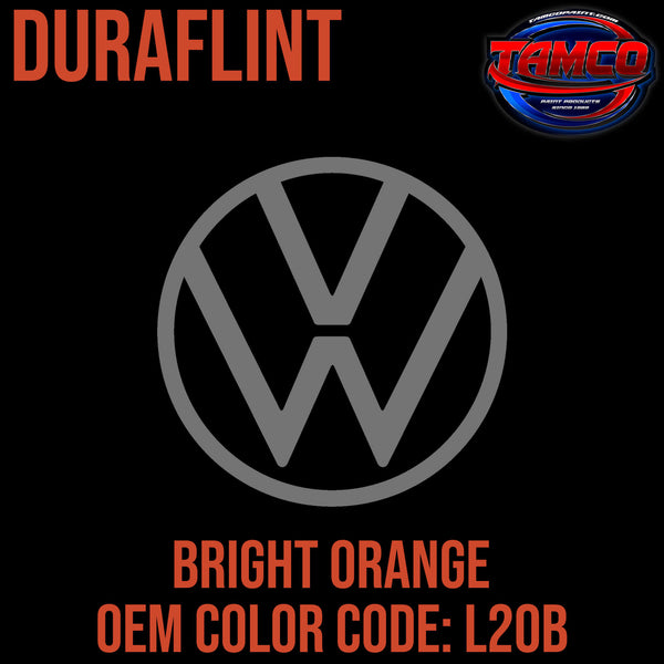 Tamco Paint Volkswagen Bright Orange Code L20B OEM Duraflint 