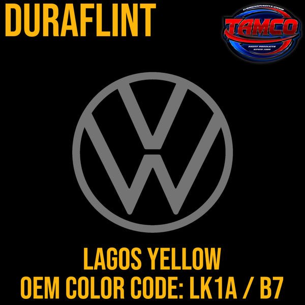 Tamco Paint Volkswagen Lagos Yellow Code LK1A / B7 OEM Duraflint