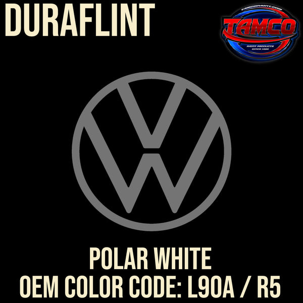 Tamco Paint Volkswagen Polar White Code L90A / R5 OEM Duraflint