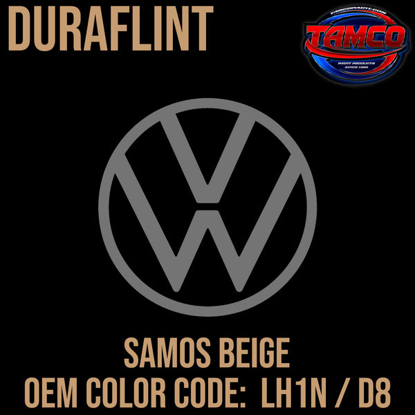 Tamco Paint Volkswagen Samos Beige Code LH1N / D8 OEM Duraflint