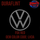 Tamco Paint Volkswagen Fox Red Code LH3A Duraflnt Series Single Stage