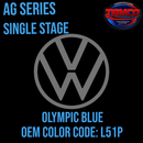 Tamco Paint Volkswagen Olympic Blue Code L51P Duraflnt Series SIngle Stage