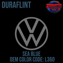 Tamco Paint Volkswagen Sea Blue Code L360 Duraflint Series Single Stage