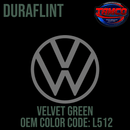 Tamco Paint Volkswagen Velvet Green Code L512 Duraflint Series Single Stage