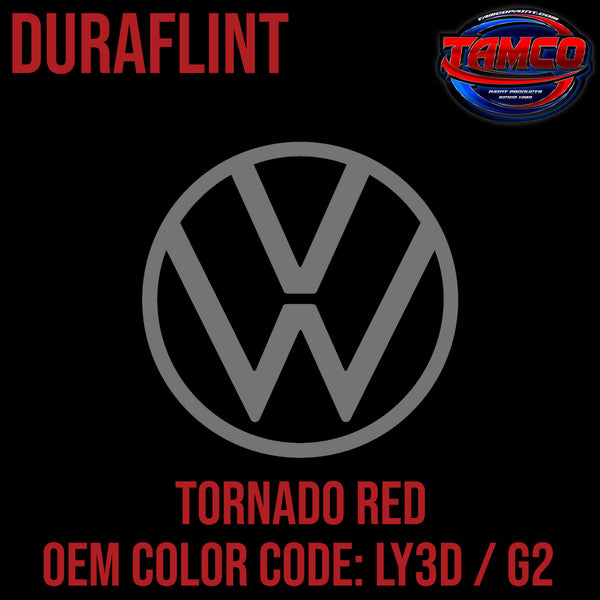 Tamco Paint Volkswagen Tornado Red Code LY3D / G2 OEM Duraflint