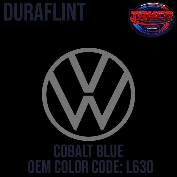 Tamco Paint Volkswagen Cobalt Blue Code 630 Duraflint Single STage Series