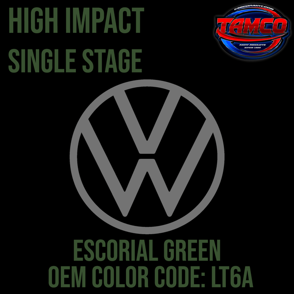Tamco Paint Volkswagen Escorial Green Code LT6A OEM High Impact