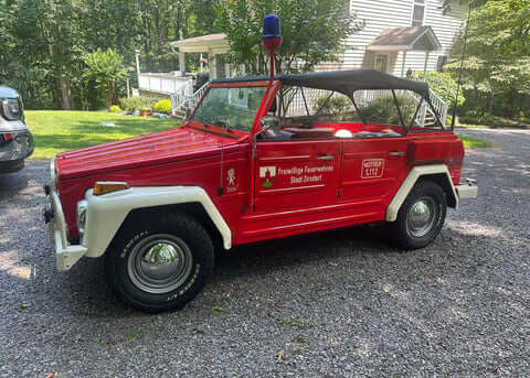 Tamco Paint Volkswagen Fire Engine Red in Volkswagen Type 181