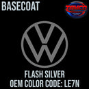 Tamco Paint Volkswagen Flash Silver Code LE7N OEM Basecoat