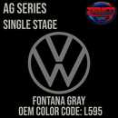 Volkswagen Fontana Gray | L595 | OEM AG Series Single Stage
