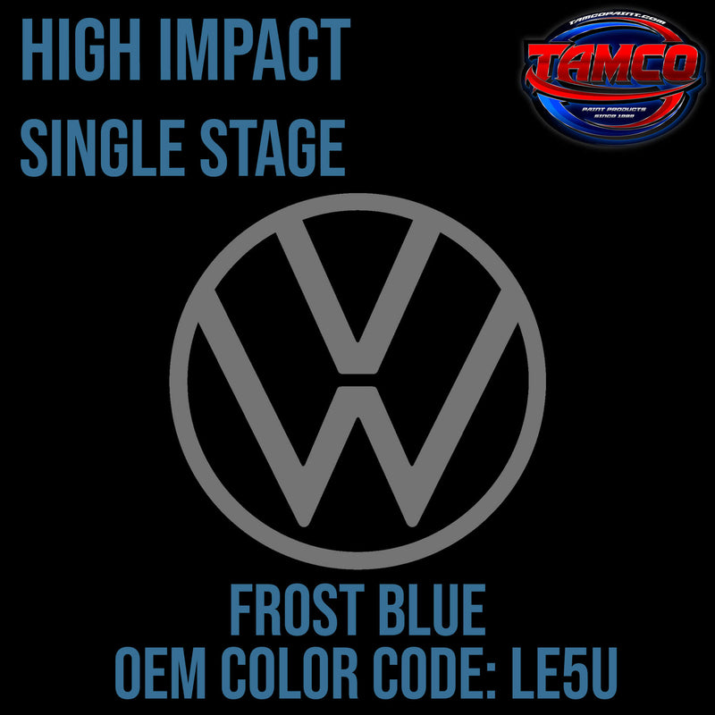 Tamco Paint Volkswagen Frost Blue LE5U OEM High Impact Single Stage