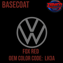 Tamco Paint Volkswagen Fox Red Code LH3A  OEM Basecoat