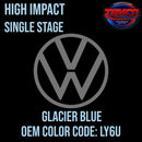 Tamco Paint Volkswagen Glacier Blue Code LY5U / U1 OEM High Impact Single Stage