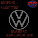 Tamco Paint Volkswagen Granada Red Code L650 OEM AG Series Single Stage
