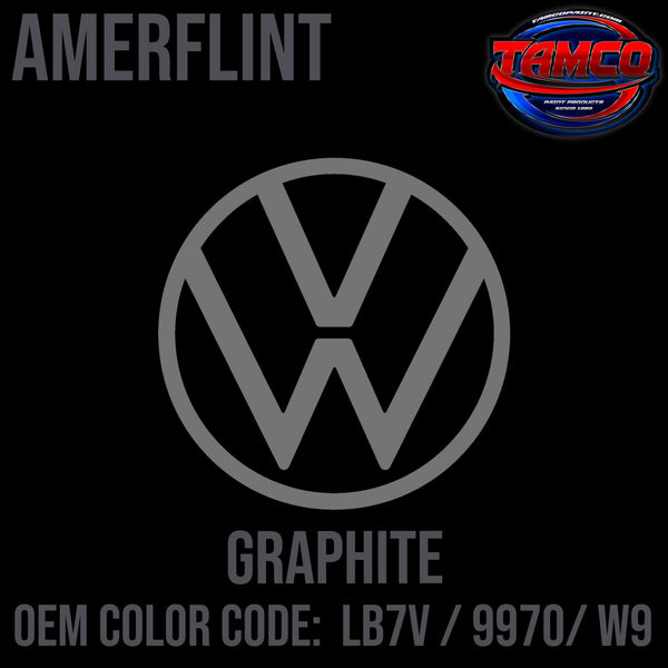 Tamco Paint Volkswagen Graphite Code LB7V / 9970 / W9 OEM Amerflint