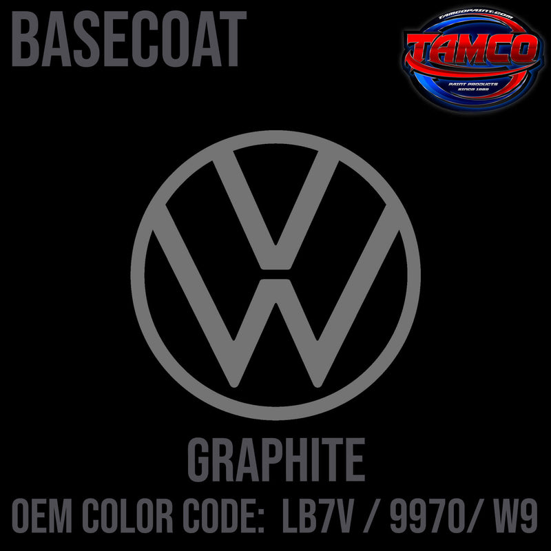 Tamco Paint Volkswagen Graphite Code LB7V / 9970 / W9 OEM BasecoBasecoat