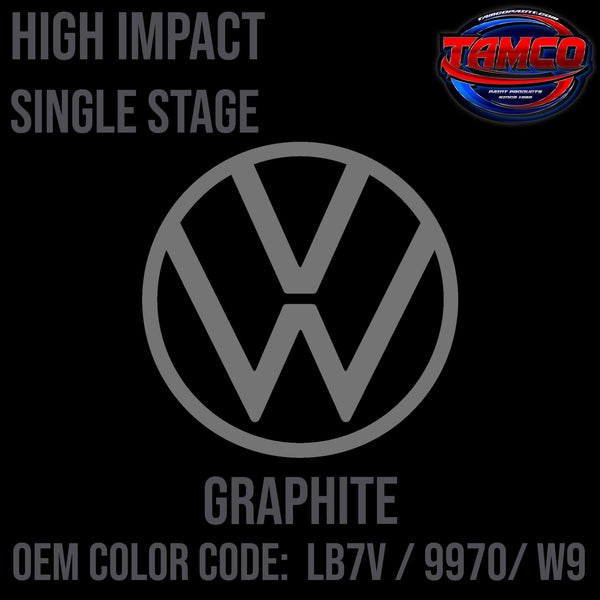 Tamco Paint Volkswagen Graphite Code LB7V / 9970/ W9 OEM High Impact Single Stage