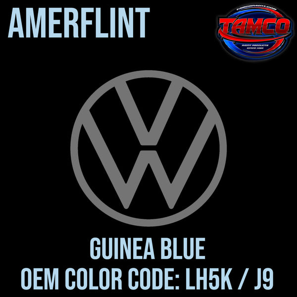 Tamco Paint Volkswagen Guinea Blue Code LH5K / J9 OEM Amerflint II Series Single Stage