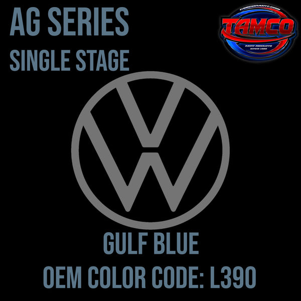 Tamco Paint Volkswagen Gulf Blue Code L390 OEM AG Series Single Stage