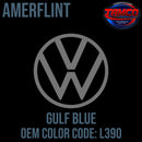 Tamco Paint  Volkswagen Gulf Blue Code L390  OEM Amerflint II Series Single Stage
