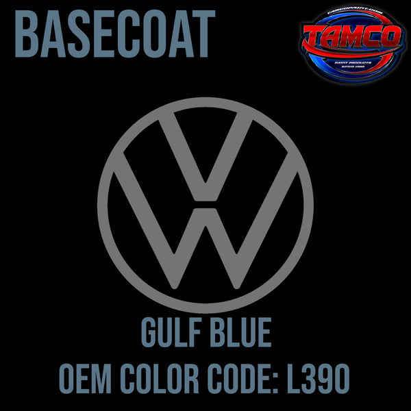 Volkswagen Gulf Blue  Code L390 OEM Basecoat