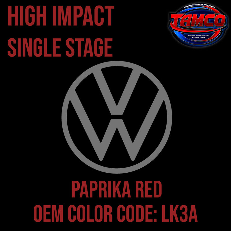 Volkswagen Paprika Red | LK3A | 1986-2008 | OEM High Impact Series Single Stage