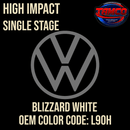 Tamco Paint Volkswagen Blizzard White Code L90H High Impact Single Stage