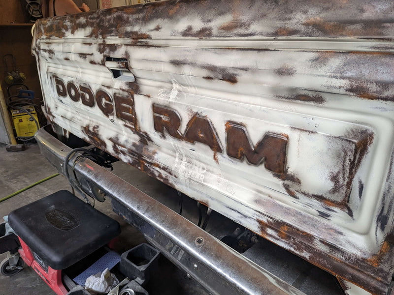 Tamco Paint Volkswagen Harvest Moon Beige on Dodge Ram