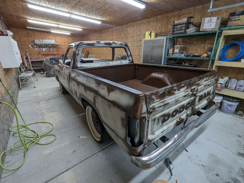 Tamco Paint Volkswagen Harvest Moon Beige on Dodge Ram