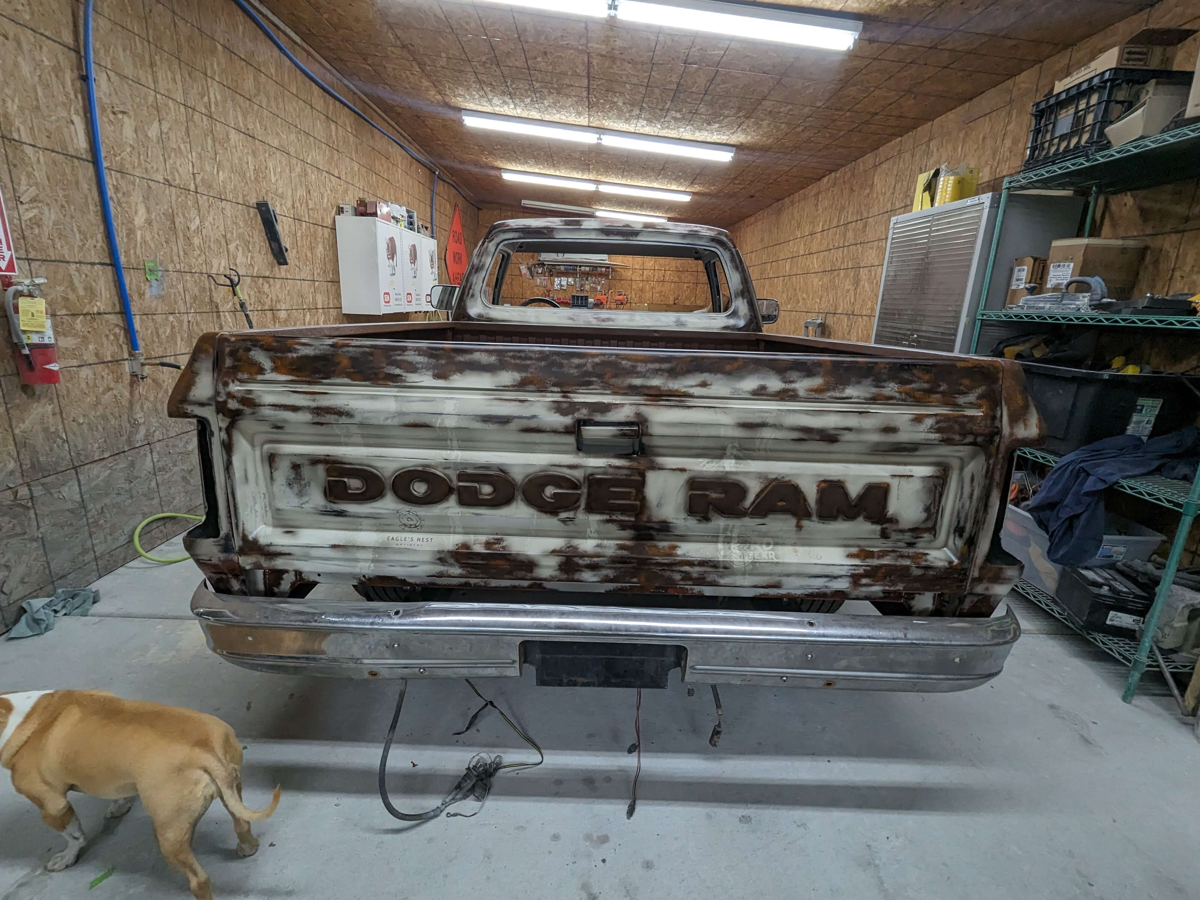 Tamco Paint Volkswagen Harvest Moon Beige on Dodge Ram