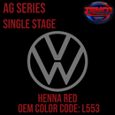 Volkswagen Henna Red | L553 | OEM AG Series Single Stage