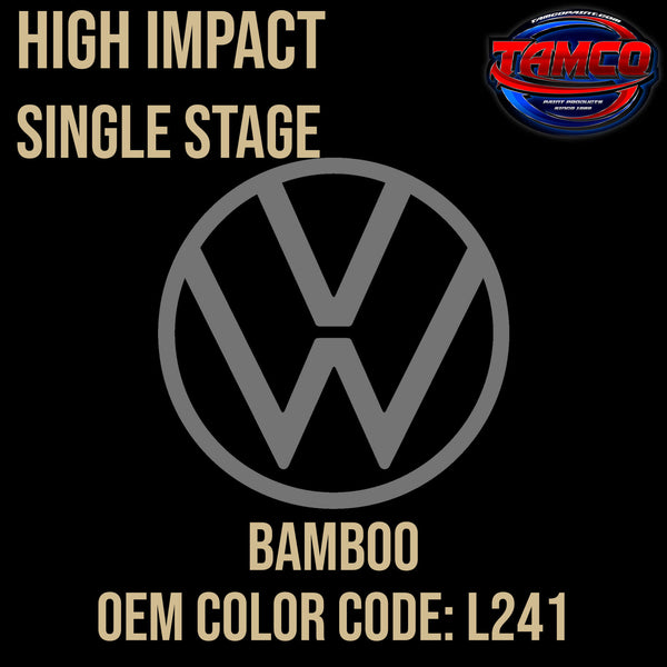 Tamco Paint Volkswagen Bamboo Code L241 / 24 OEM High Impact Single Stage