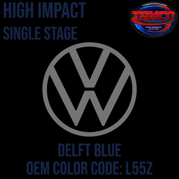 Tamco Paint Volkswagen Delft Blue Code L55Z OEM High Impact Single Stage