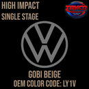 Tamco Paint Volkswagen Gobi Beige Code LY1V OEM High Impact Single Stage