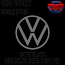 Tamco Paint Volkswagen Satin Black Code LY9Y / Q1 OEM High Impact Single Stage
