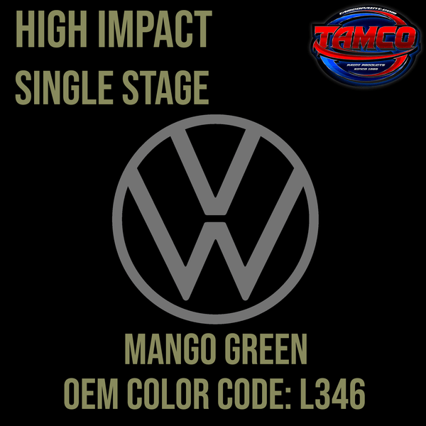 Tamco Paint Volkswagen Mango Green L346 1958-1961 OEM High Impact Series Single Stage