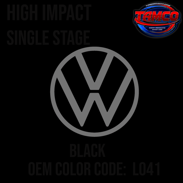Tamco Paint Volkswagen Black Code L041 OEM High Impact Single Series