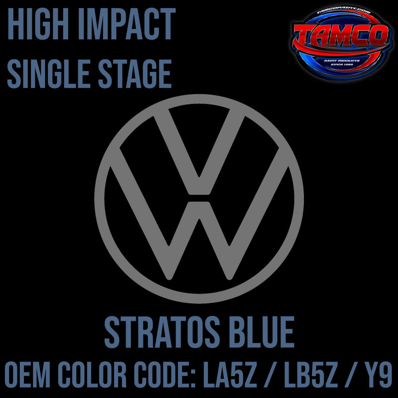 Tamco Paint Volkswagen Strato Blue Code LA5Z / LB5Z / Y9 OEM High Impact Single Stage