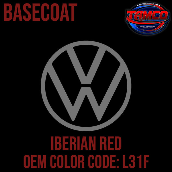 Tamco Paint Volkswagen Iberian Red Code L31F OEM Basecoat