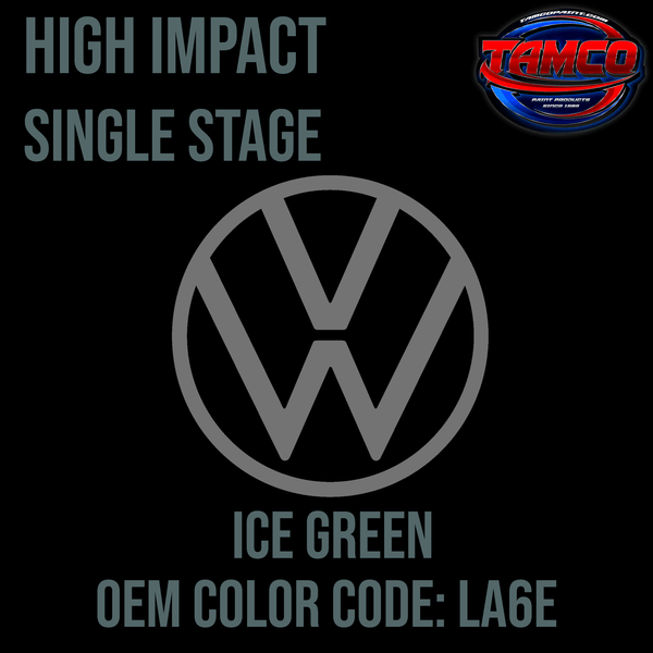 Tamco Paint Volkswagen Ice Green Code LA6E OEM High Impact Single Stage