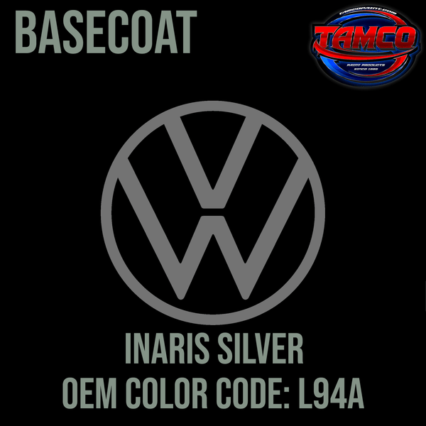Tamco Paint Volkswagen Inaris Silver L94A OEM Basecoat