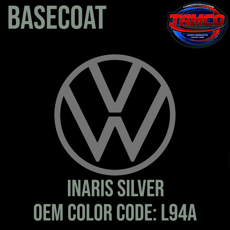 Tamco Paint Volkswagen Inaris Silver L94A OEM Basecoat