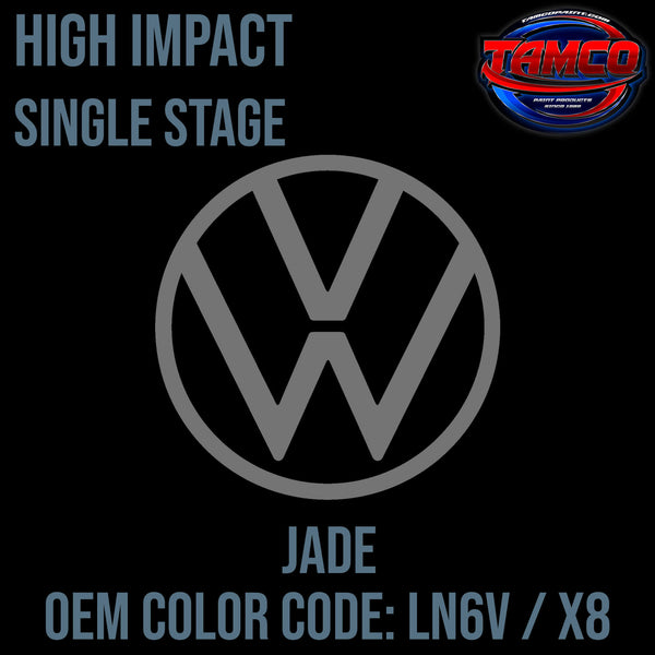 Tamco Paint Volkswagen Jade Code LN6V / X8 OEM High Impact Single Stage