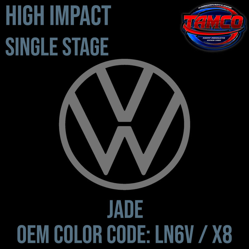 Tamco Paint Volkswagen Jade Code LN6V / X8 OEM High Impact Single Stage