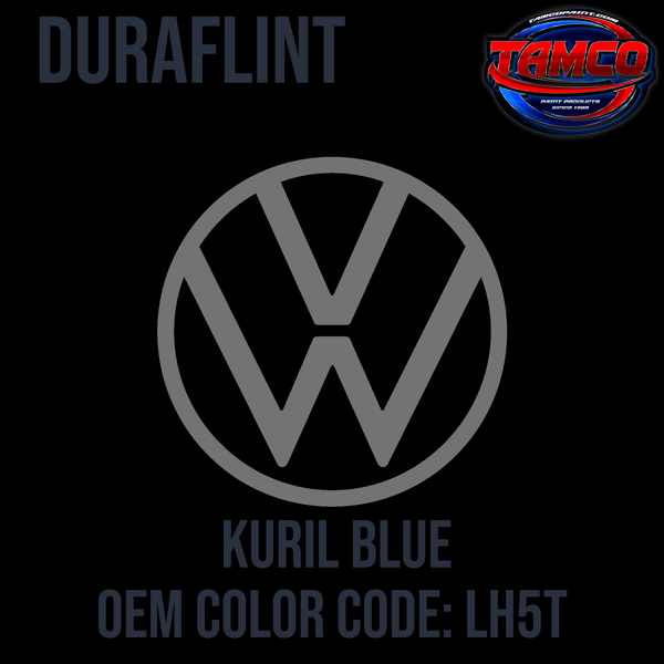 Tamco Paint  Volkswagen Kuril Blue Code LH5T  OEM DuraFlint Series Single Stage