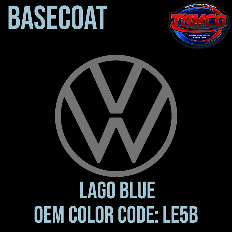 Tamco Paint Volkswagen Lago Blue Code LY6Z / Q6 OEM Basecoat