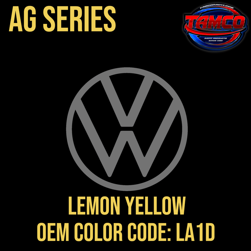 Tamco Paint Volkswagen Lemon Yellow Code LA1D OEM AG Series
