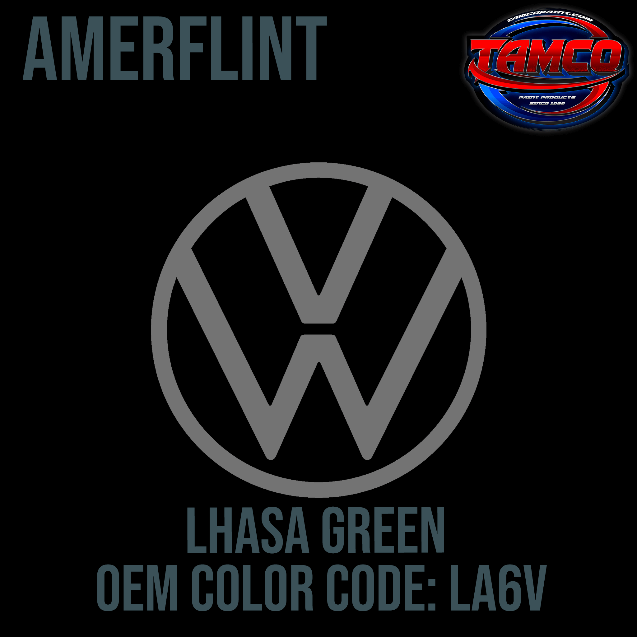 Tamco Paint Volkswagen Lhasa Green Code LA6V OEM Amerflint